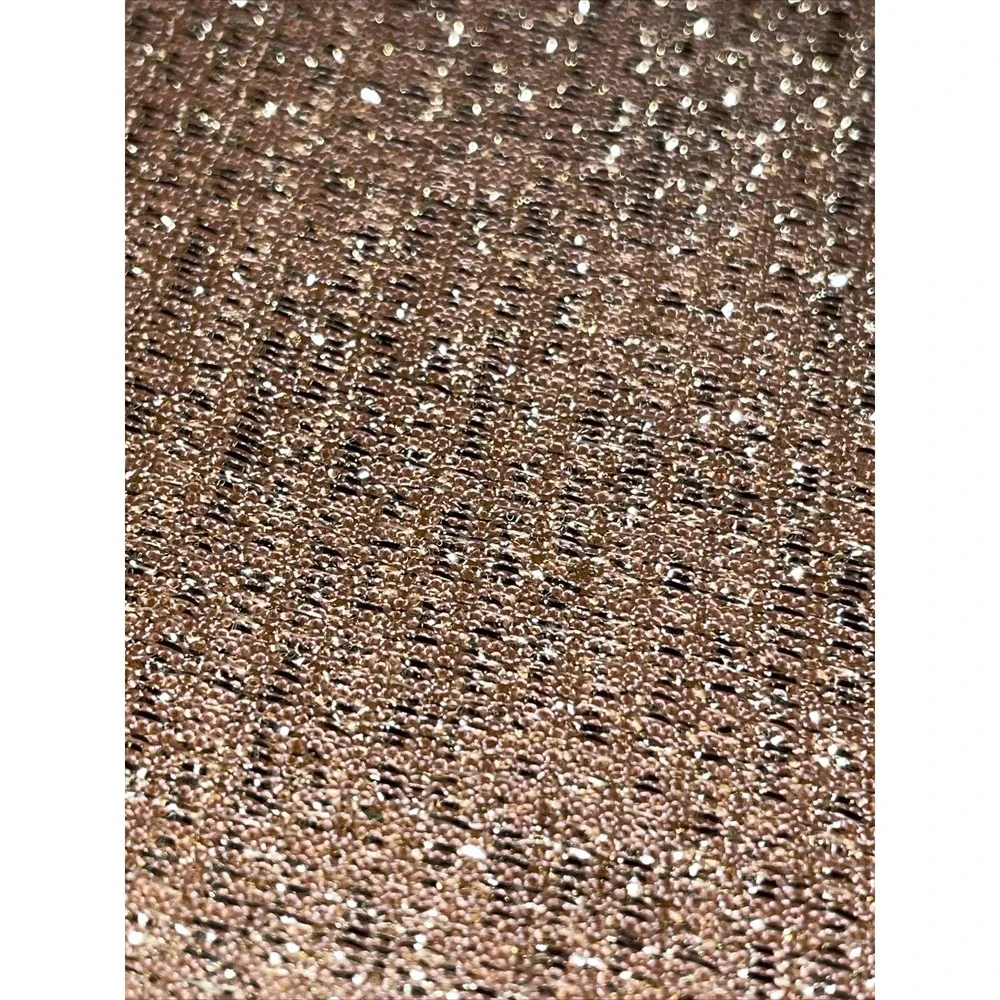 Vintage Sparkly Gold Handbag Purse Clutch 6